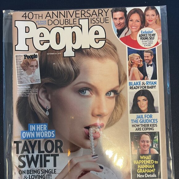 Taylor Swift People Magazine 40th Anniversary Issue - Picture 1 of 2